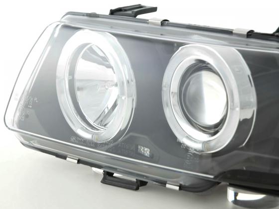 Scheinwerfer Opel Astra F 91-94 schwarz Scheinwerfer Opel Astra F 91-94 schwarz